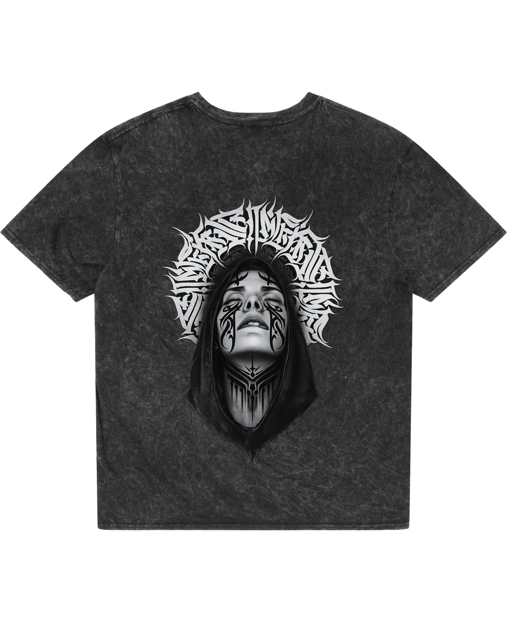 Acidwash Oversized T-shirt Back Design