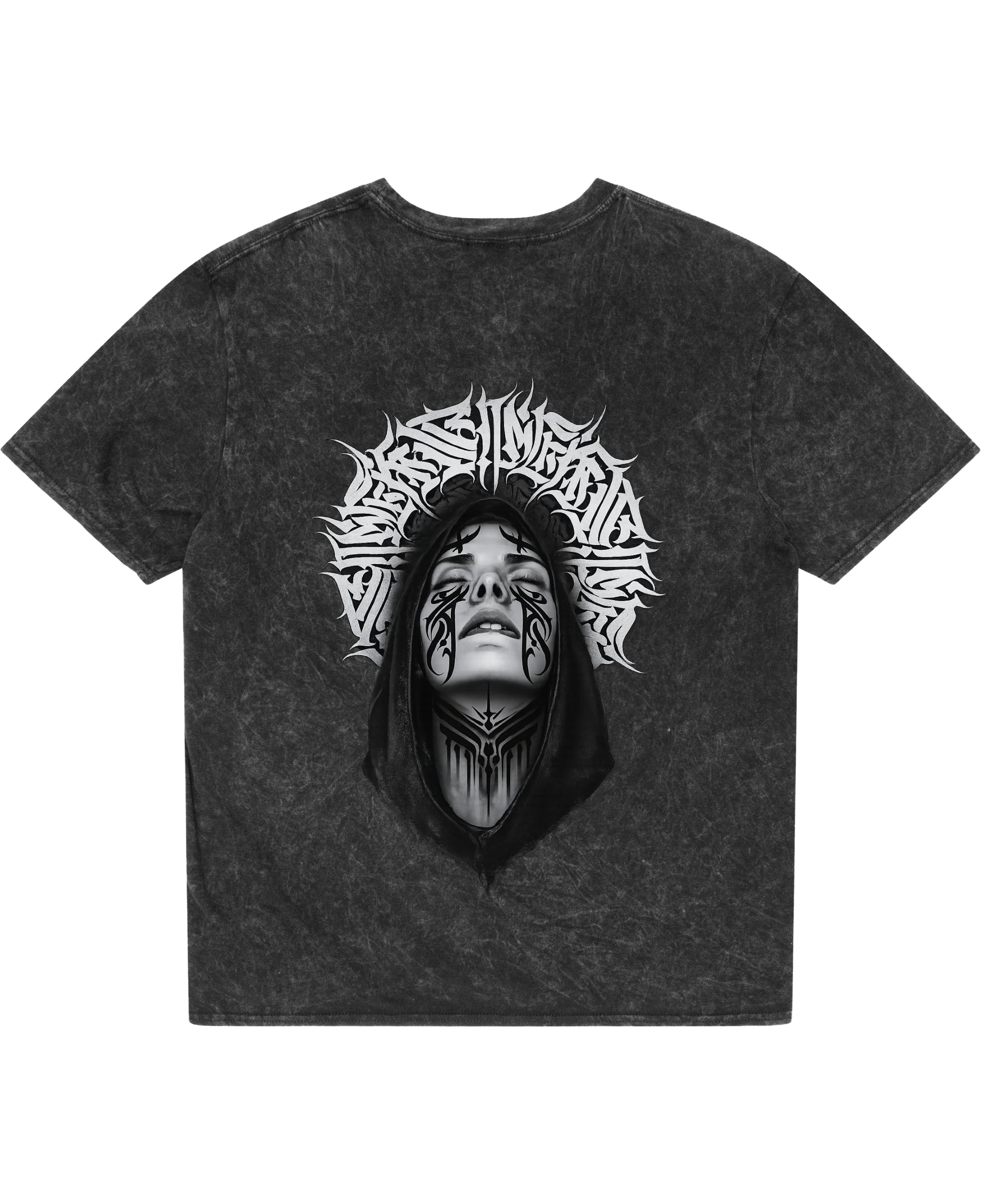Acidwash Oversized T-shirt Back Design