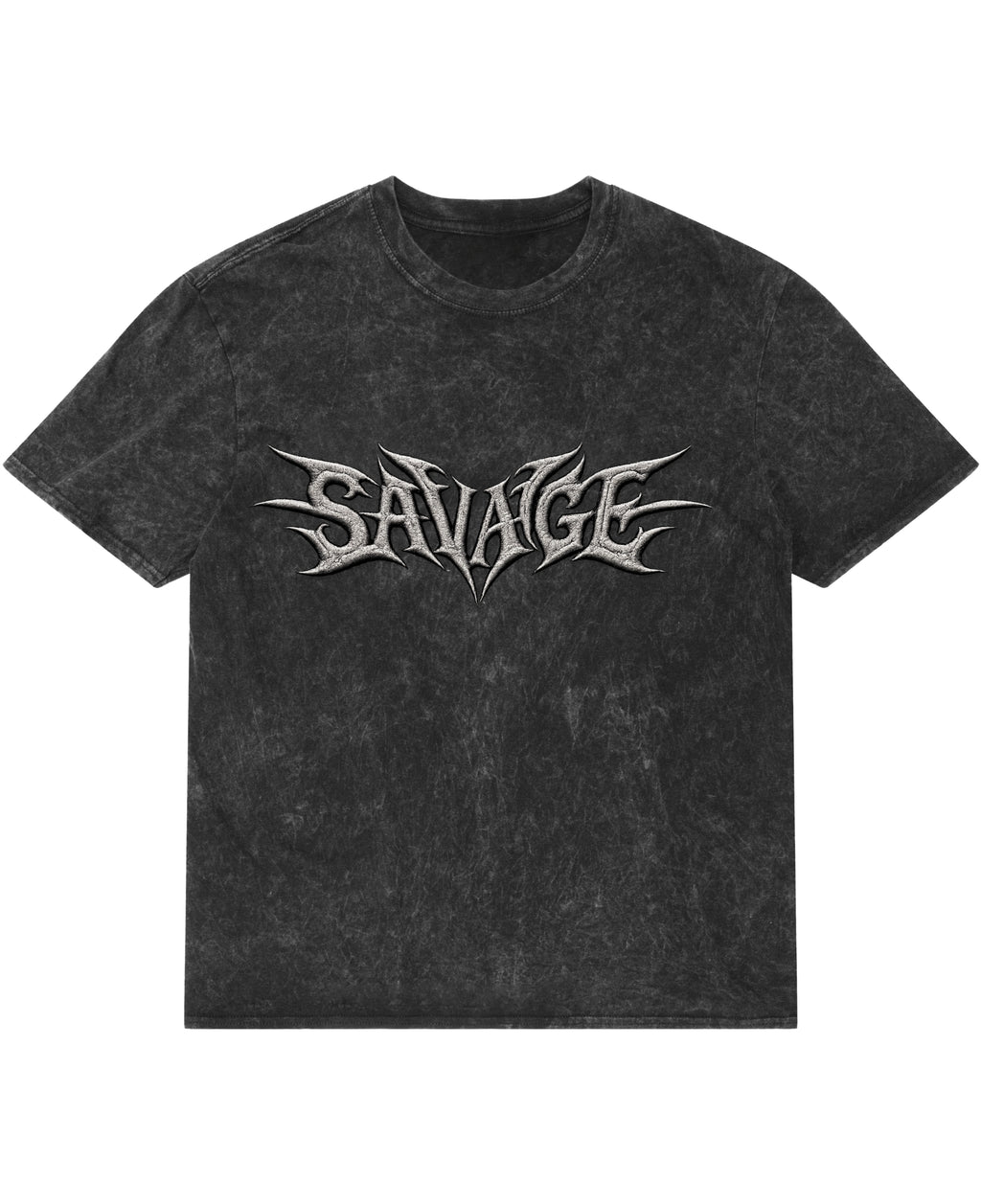 Acidwash Oversized T-shirt Front Design