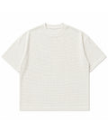 Off-white waffle boxy fit Front Design